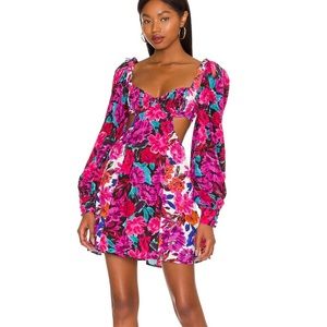 🆕 For Love & Lemons Scarlett Mini Dress in Pink